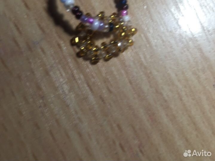 Кольцо из бисера