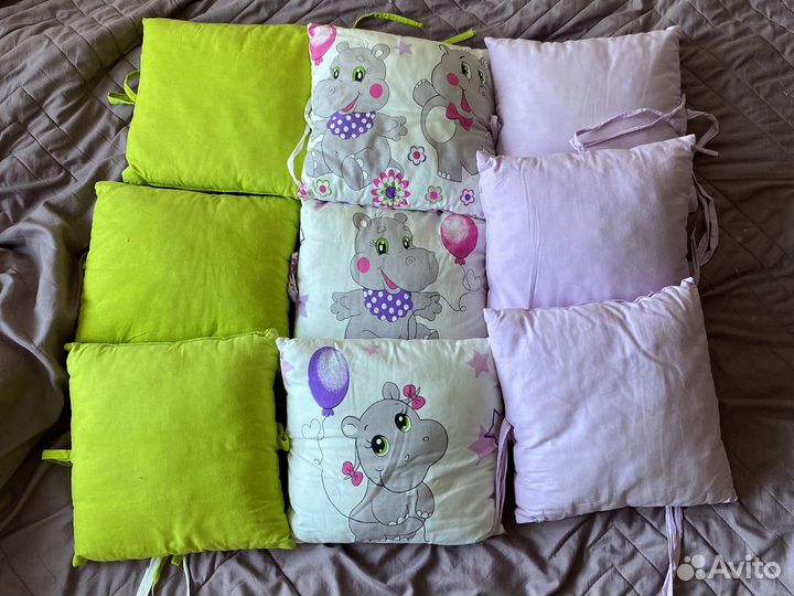 Бортики в кроватку