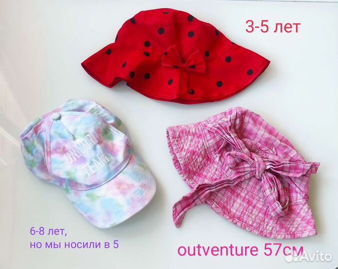 Купальники, головные уборы лето девочкам