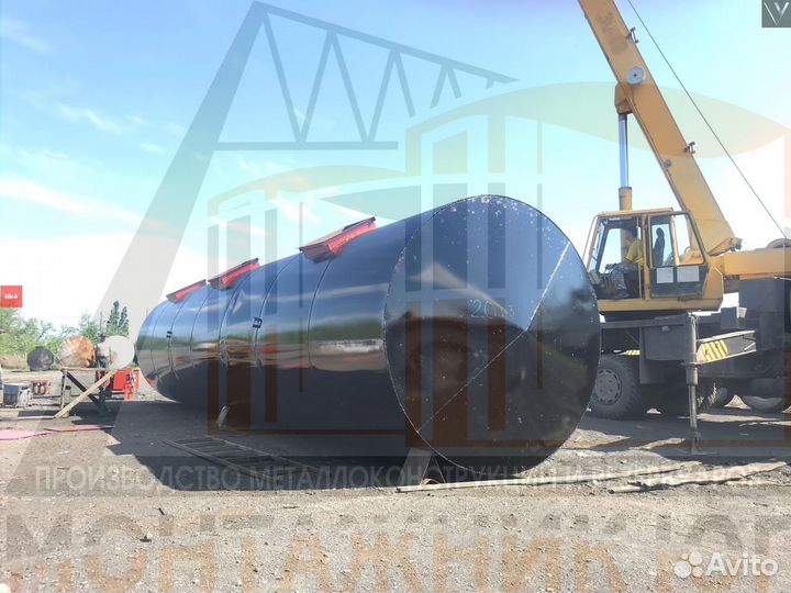 Резервуар Горизонтальный Стальной на заказ 100/40