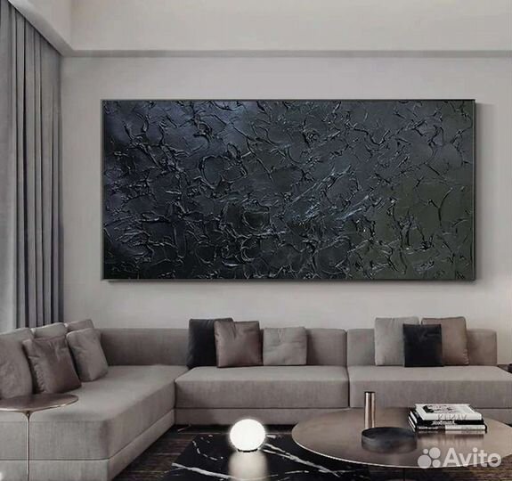 Большая картина маслом на холсте