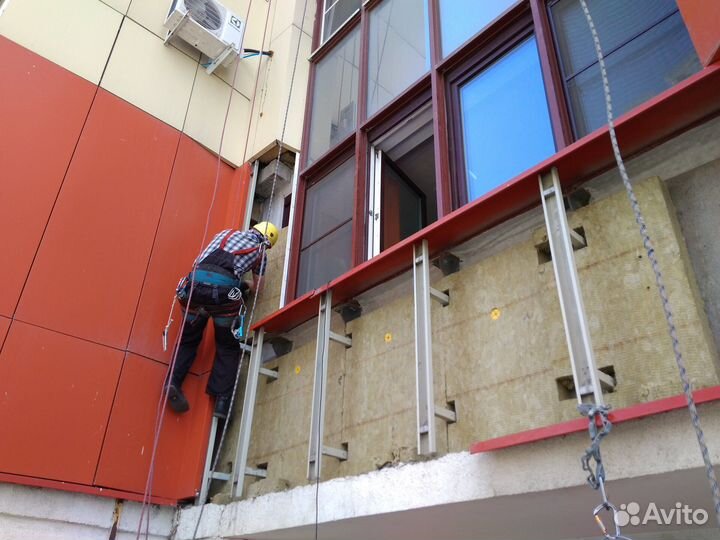 Монтаж вентилируемых фасадов