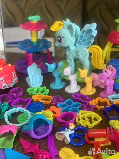 My Little Pony и другие герои Playdoh Плэйдо