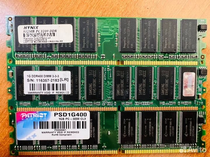 Оперативная памятьDDR2 DDR3 dimm