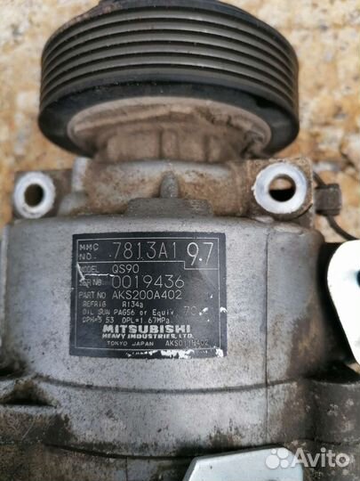 Компрессор кондиционера mitsubishi outlander xl