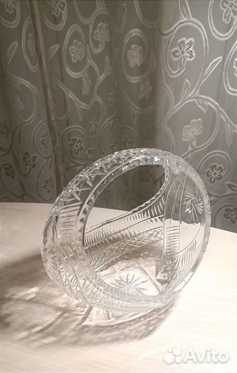 Хрустальная конфетница СССР