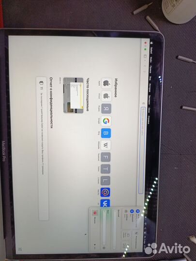 Экран для macbook pro A1989