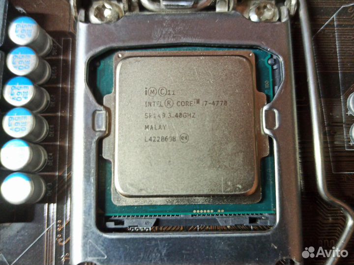 Материнская плата с процессором i7 4770