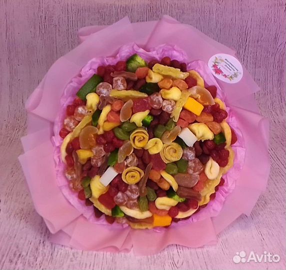 Букет из сухофруктов учителю. Подарок на 1 сентябр