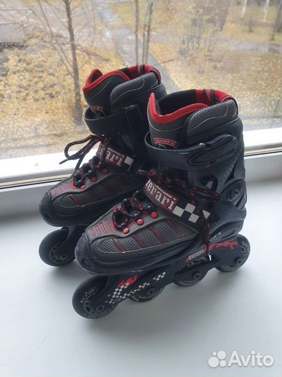 Роликовые коньки детские раздвижные размер 29-33