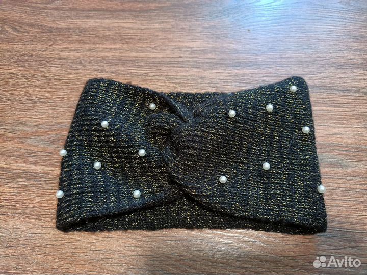 Вязаная повязка на голову