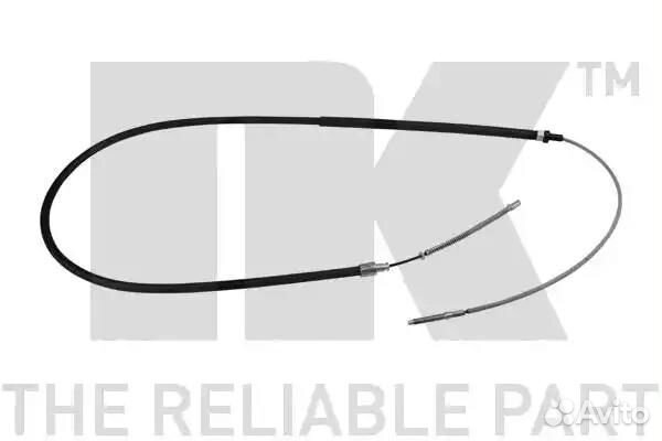 Трос стояночного тормоза задний vw golf ii, jetta