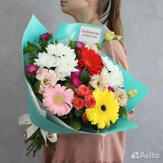 Букет на 1 сентября цветы учителю