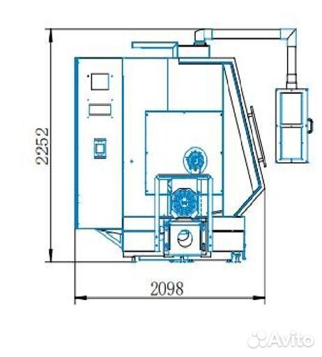 Токарный центр CKX550A/1500 с чпу Fanuc