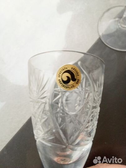 Хрустальные фужеры СССР