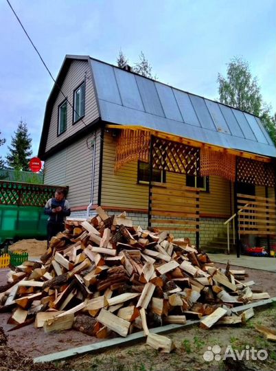 Дрова Ольха от 1 куба с доставкой в Выборге любого