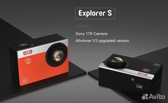 Экшн камера Elephone ELE Explorer 4K аналог GoPro