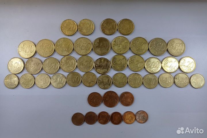 Евроценты разные 895c