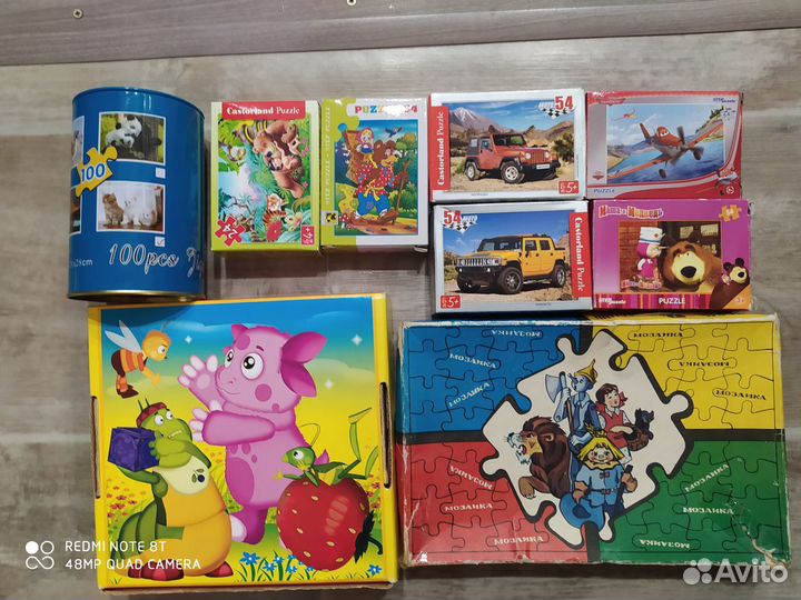 Пазлы разные (есть СССР)