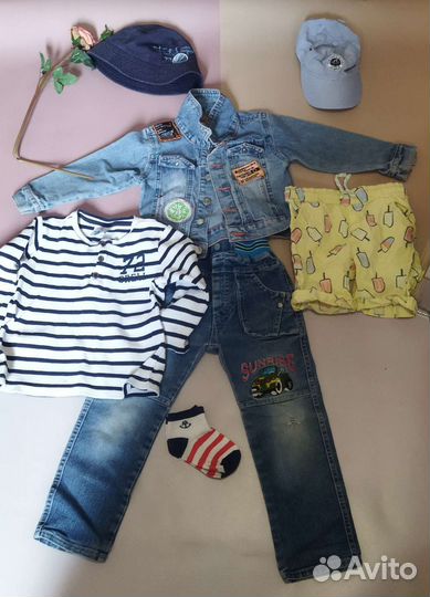 Одежда пакетом для мальчика 98-104