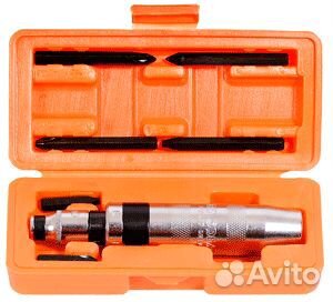 Отвертка ударная (6насадок S2,пластик.футляр