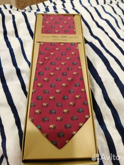 Галстук мужской новый шелк 100