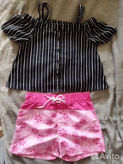 Комплект на жару для девочки 7-8 лет