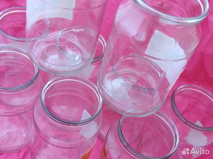 Банка стеклянная 1л, 0.65 Банки под закатку