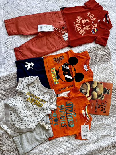 Новые детские вещи пакетом 68 размер