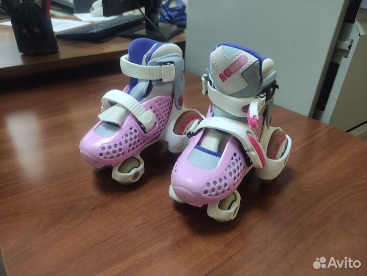 Ролики детские раздвижные р 25-28