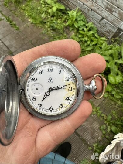 Карманные часы молния СССР