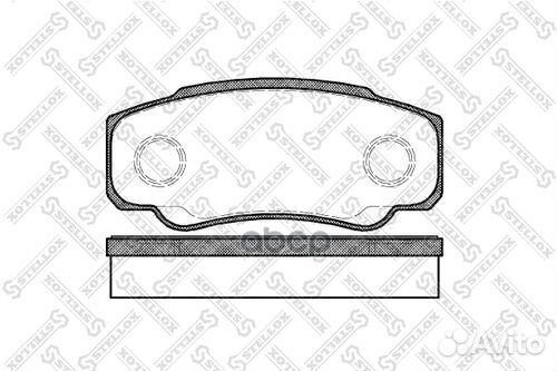 972 000-SX 961 00221949 колодки дисковые з P