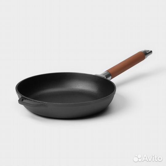 Сковорода чугунная Wild Kitchen, d22 см, съёмная р