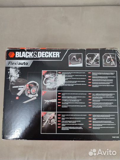 Автомобильный пылесос black decker