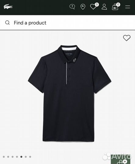 Футболка polo lacoste