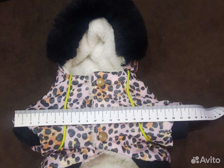 Комбинезон для маленькой собачки зима