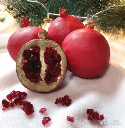 Гранат. Зефир в шоколаде