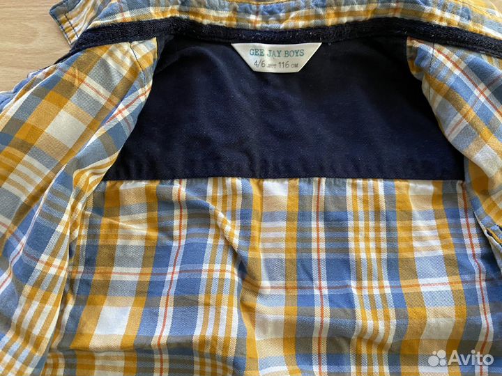 Рубашка для мальчика 4-6 лет/116