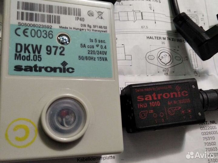 Топочный автомат для дизельной горелки