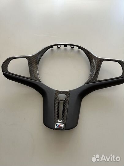 Вставка в руль BMW G20 карбон под ACC