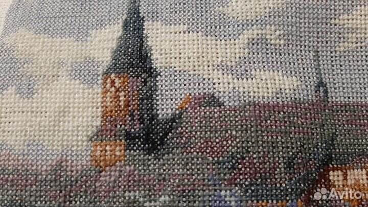 Картина вышитая, готовая