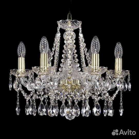 Люстра подвесная Богемия в спальню классика