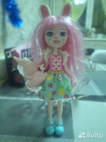 Кукла Enchantimals с любимой зверюшкой Кролик Бри