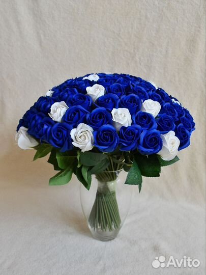 101 роза из мыла