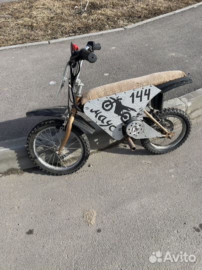 Электро питбайк custom 4-8 лет