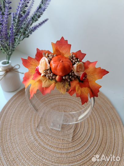Ободок осенний на Праздник Осени