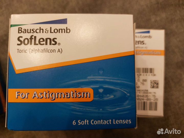 Линзы контактные baush&lomb toric