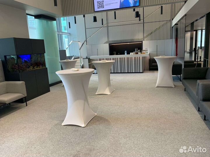 Стрейч чехол на фуршетный и коктейльный стол