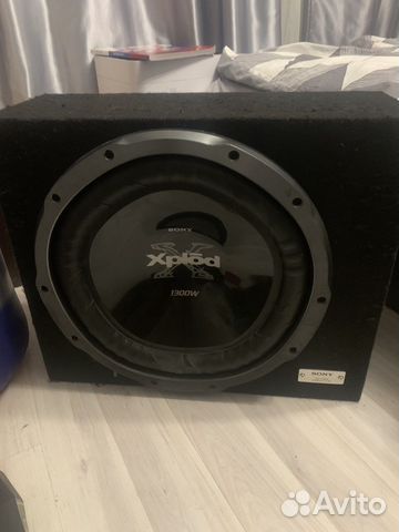 Сабвуфер Sony xplod 1300w + усилитель купить в Санкт-Петербурге | Авито