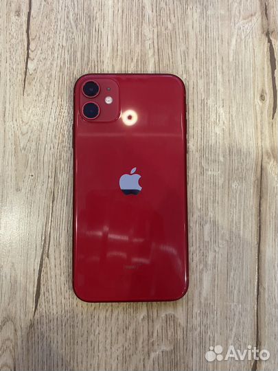 Телефон iPhone 11 red